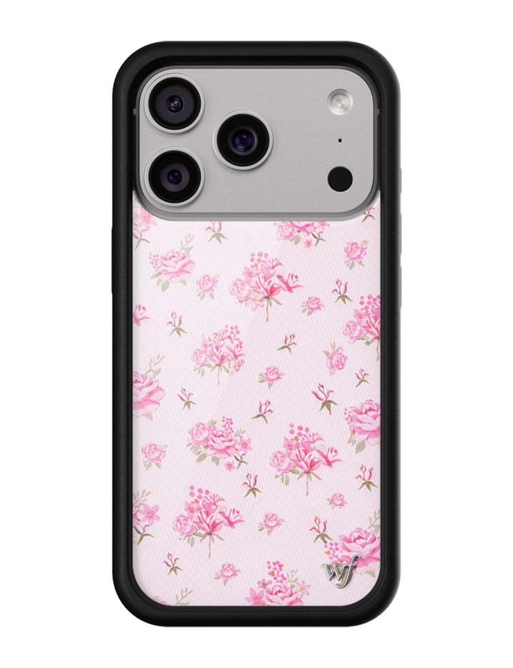 Forget Me Not Floral | Pink iPhone Case