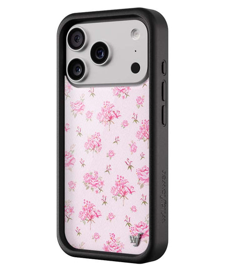 Forget Me Not Floral | Pink iPhone Case
