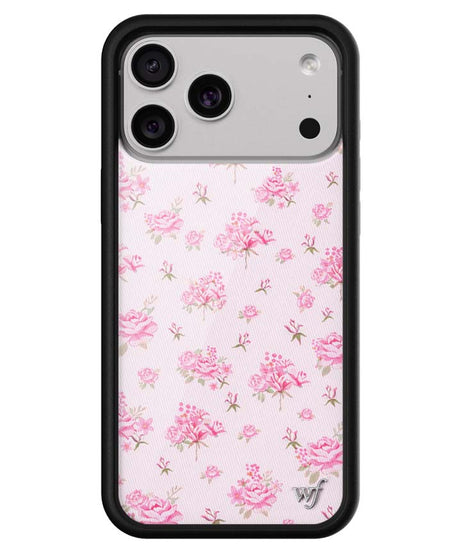 Forget Me Not Floral | Pink iPhone Case