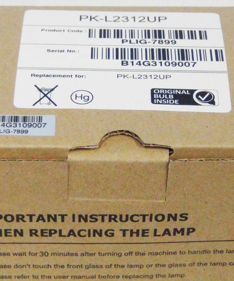 Anderic PK-L2312UP Projector Lamp Assembly with Genuine Ushio Bulb for JVC Projectors - PK-L2312UP