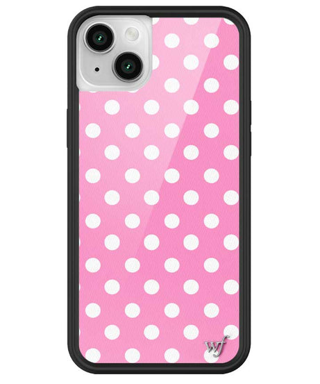 Polka Dot | Pink and White iPhone Case