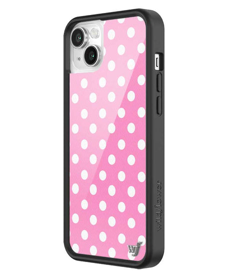 Polka Dot | Pink and White iPhone Case