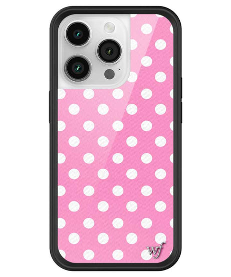 Polka Dot | Pink and White iPhone Case