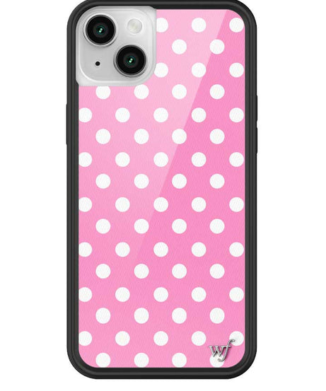 Polka Dot | Pink and White iPhone Case