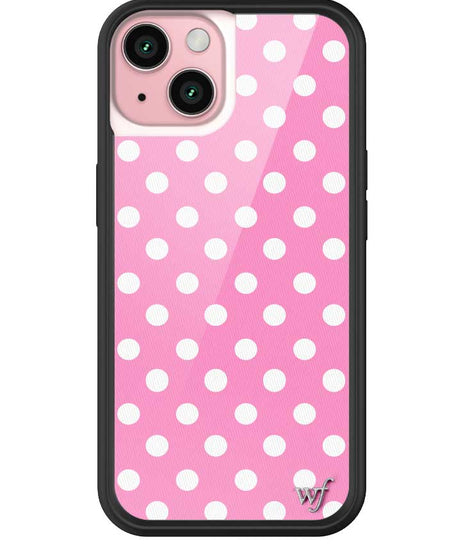 Polka Dot | Pink and White iPhone Case