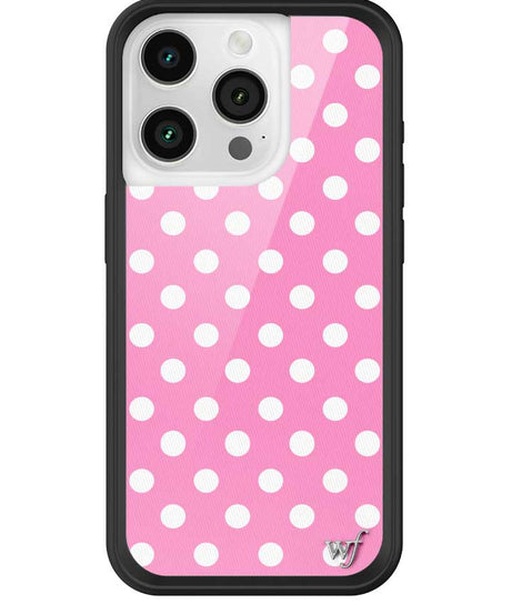 Polka Dot | Pink and White iPhone Case