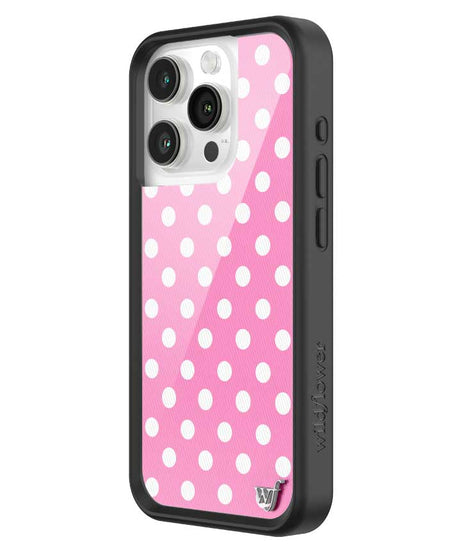 Polka Dot | Pink and White iPhone Case