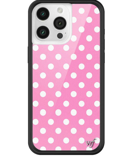Polka Dot | Pink and White iPhone Case