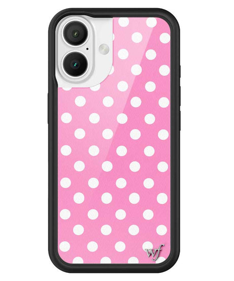 Polka Dot | Pink and White iPhone Case