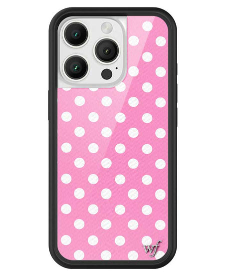 Polka Dot | Pink and White iPhone Case