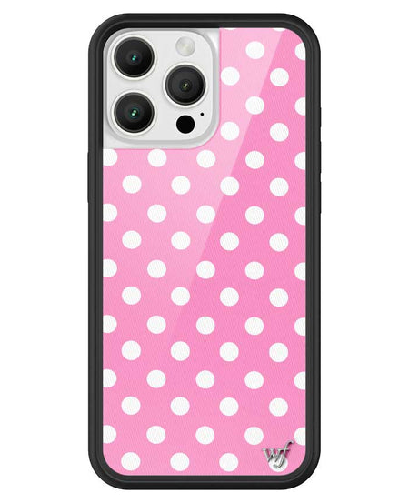 Polka Dot | Pink and White iPhone Case