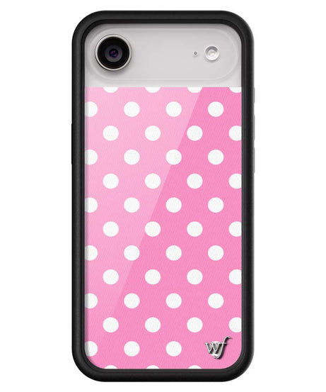 Polka Dot | Pink and White iPhone Case