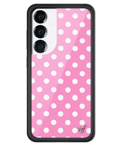 Polka Dot | Pink and White Samsung Galaxy Case