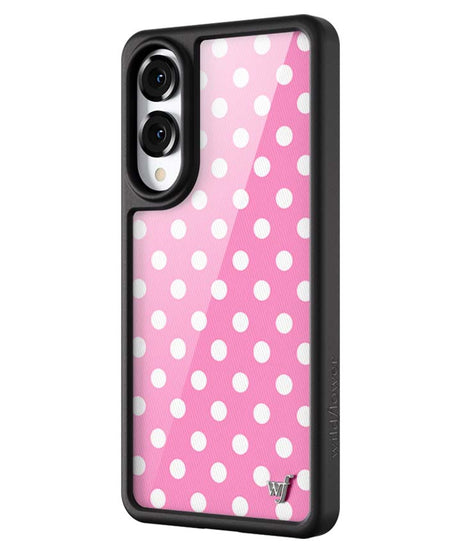 Polka Dot | Pink and White Samsung Galaxy Case