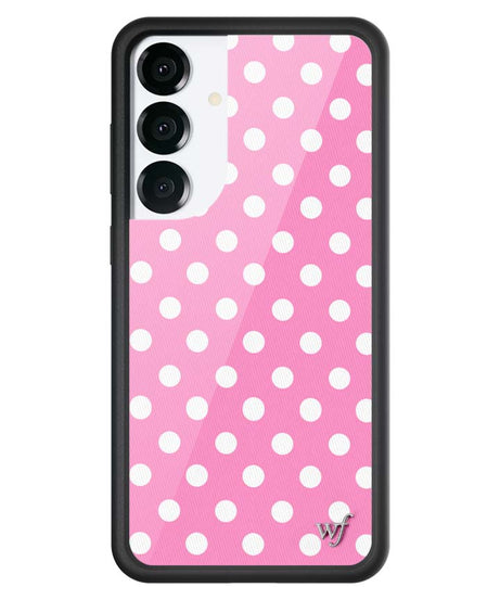Polka Dot | Pink and White Samsung Galaxy Case