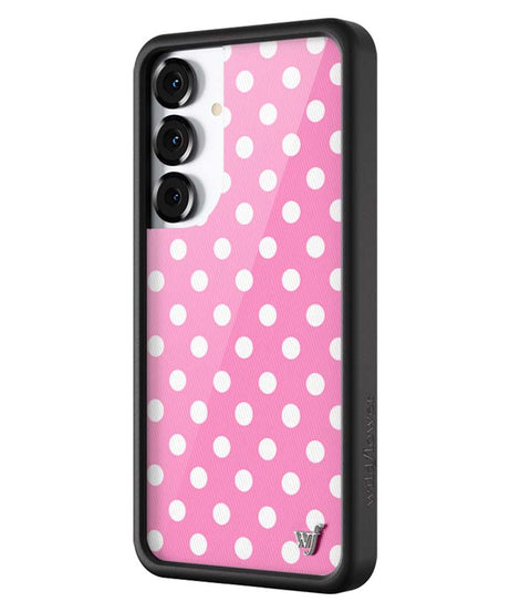 Polka Dot | Pink and White Samsung Galaxy Case