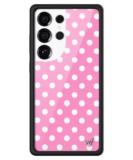 Polka Dot | Pink and White Samsung Galaxy Case