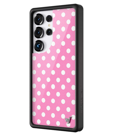 Polka Dot | Pink and White Samsung Galaxy Case