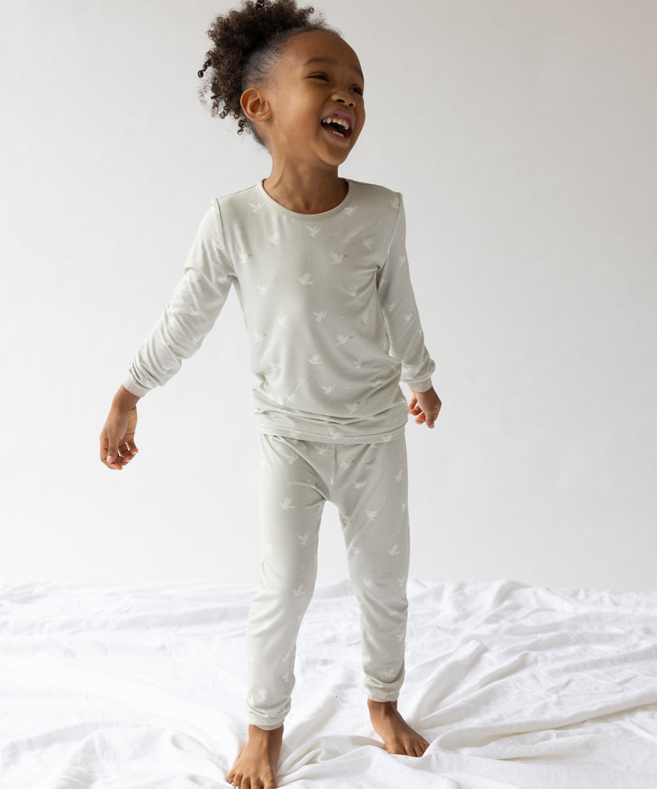 Peace Bamboo Kinder-Pyjama-Set