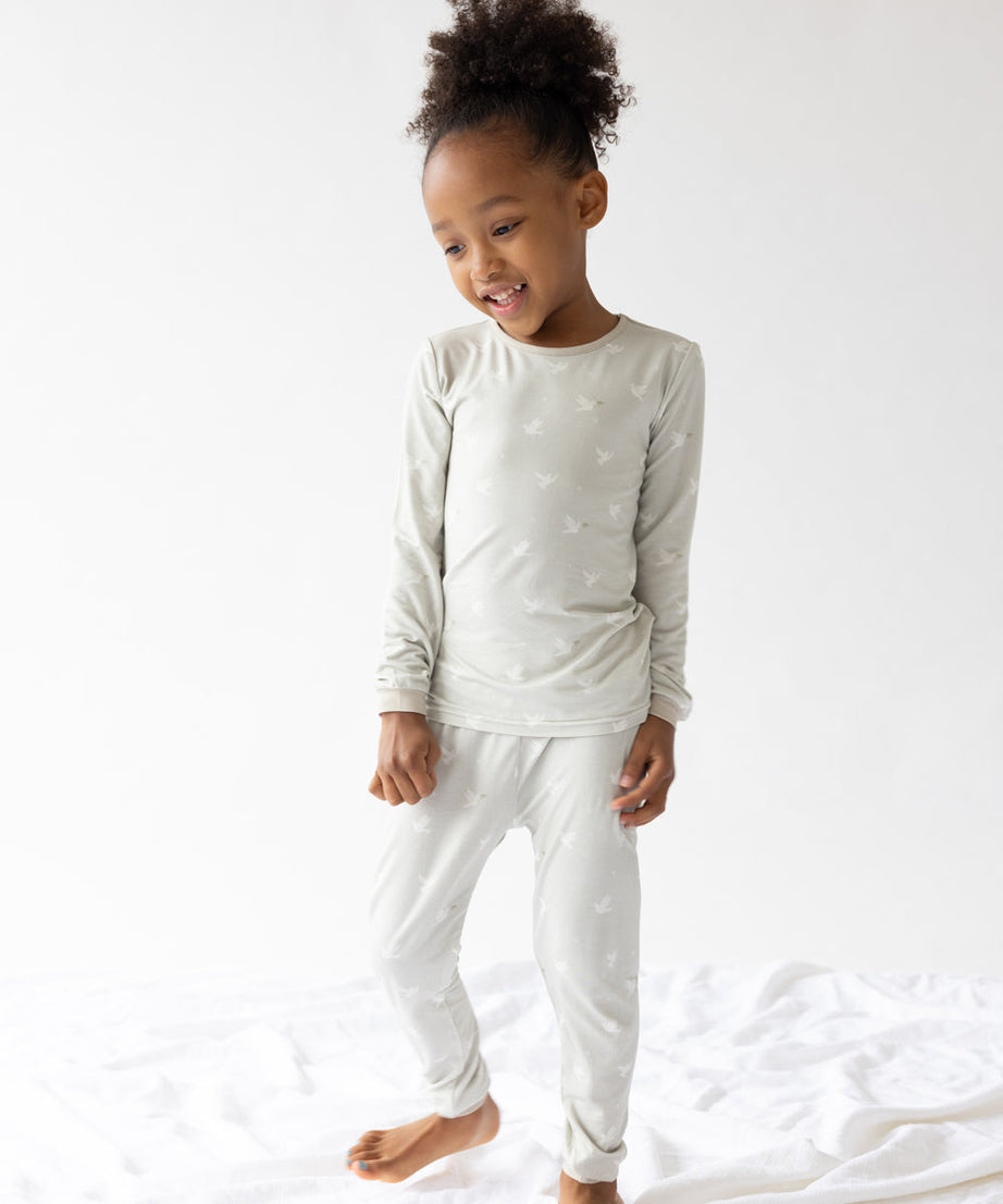 Peace Bamboo Kinder-Pyjama-Set