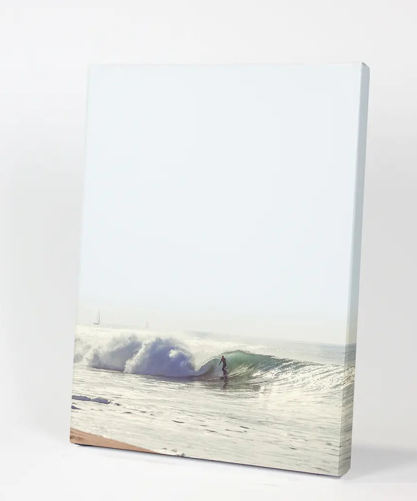 Kalifornien Surfen. Küstenwellen Wandkunstdruck