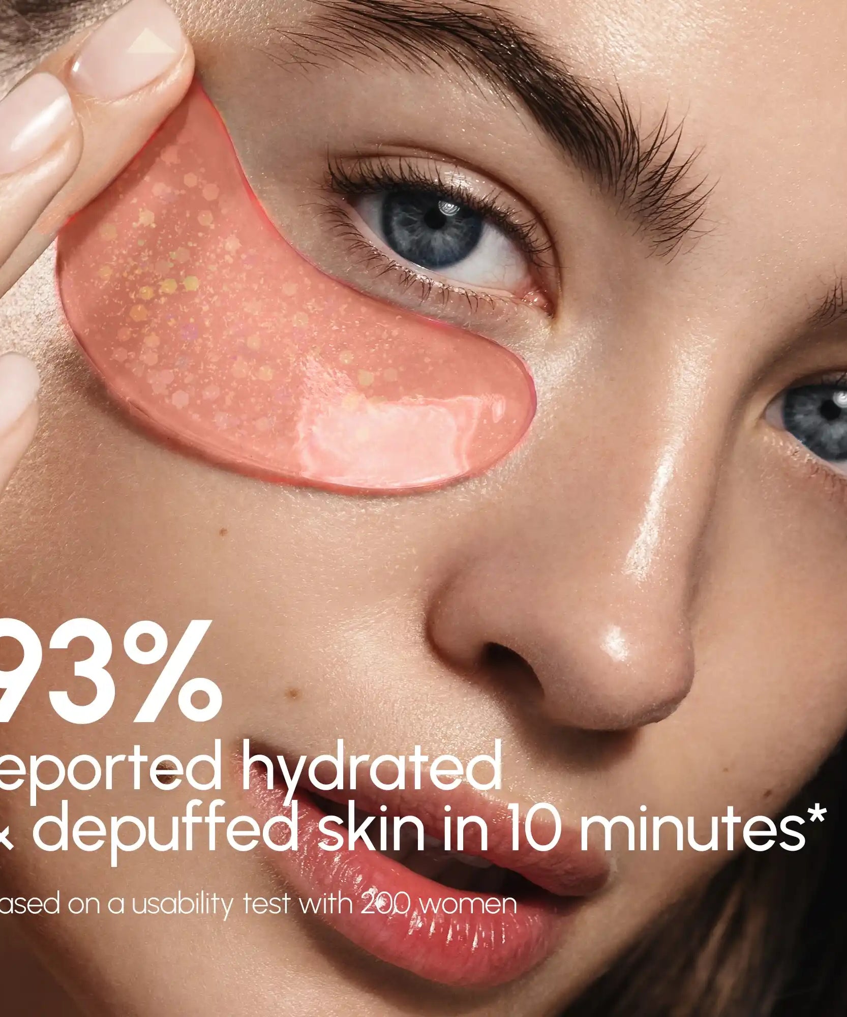 Pink Eye Patches for Puffy Eyes