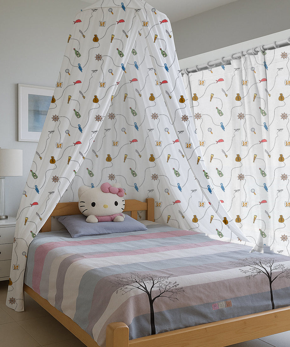 Pirate Art  Printed Canopy