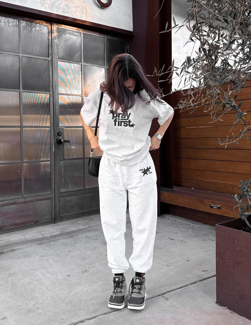 Pray First Heavyweight Tee