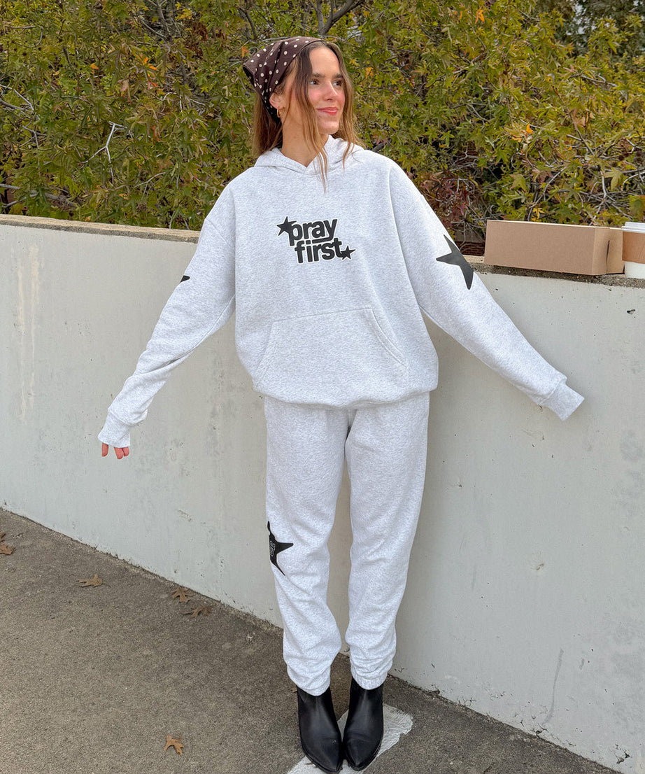 Pray First Unisex Hoodie