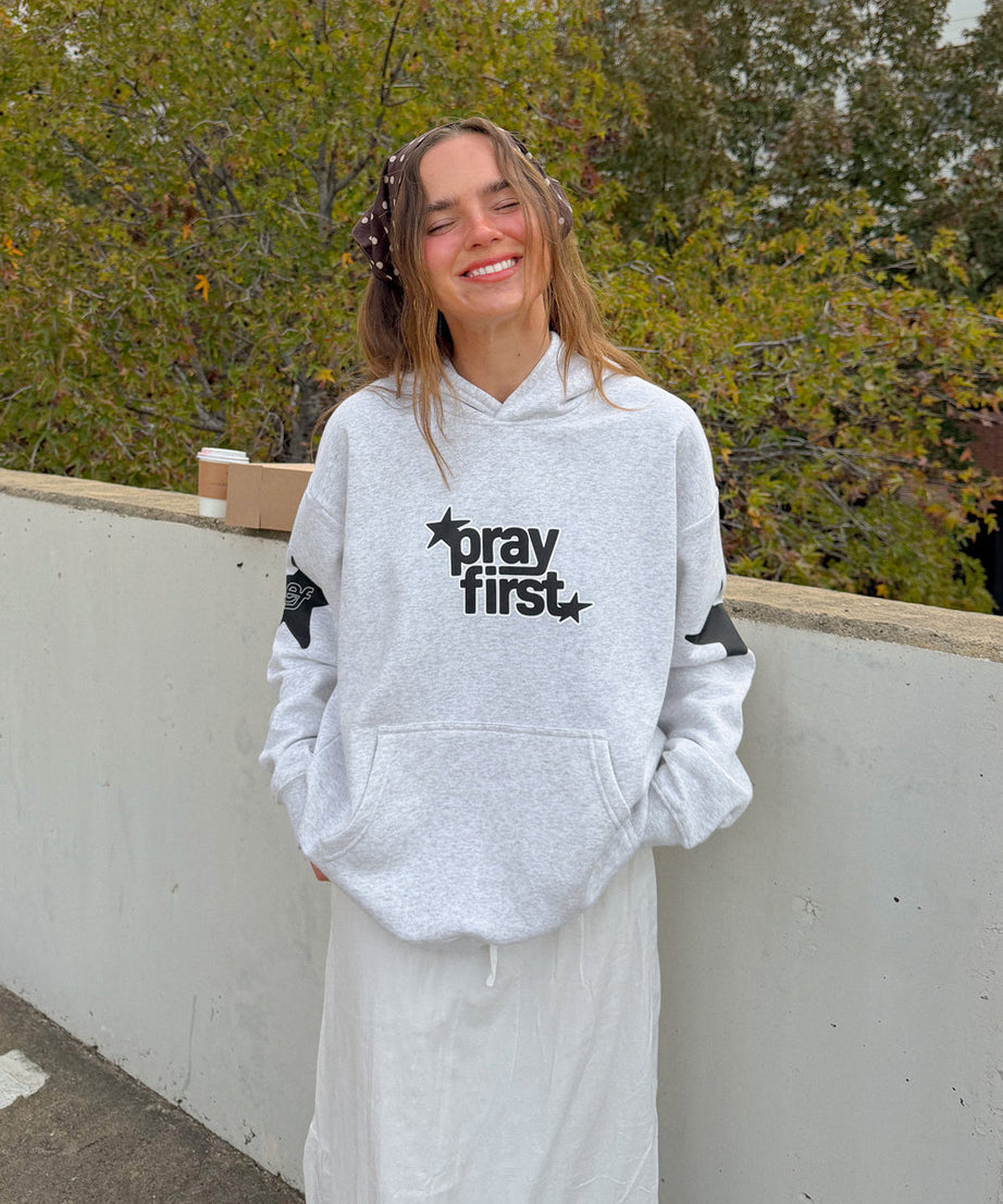 Pray First Unisex Hoodie