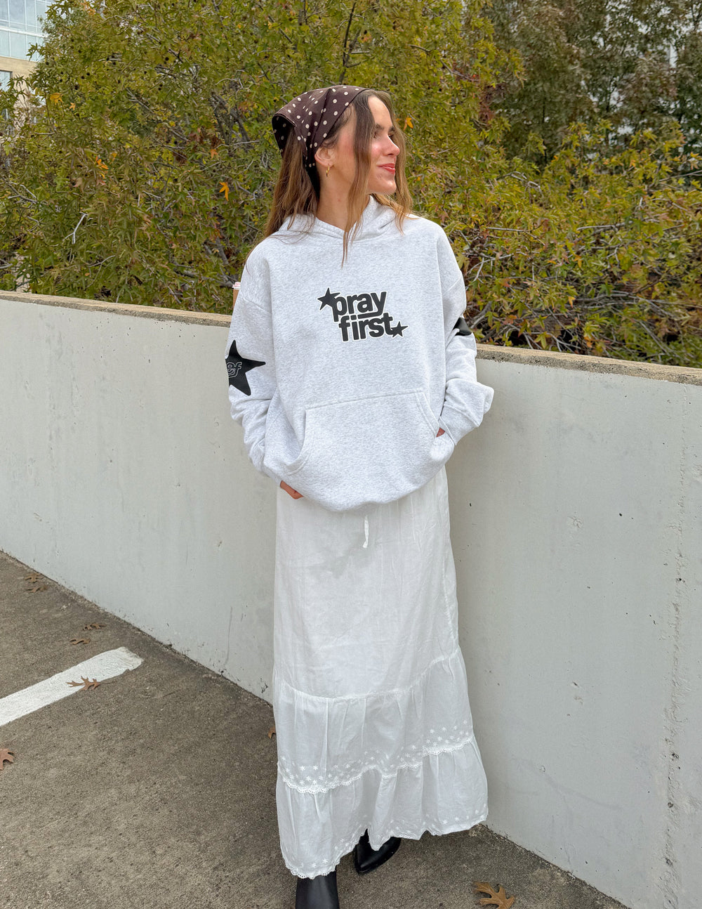 Pray First Unisex Hoodie