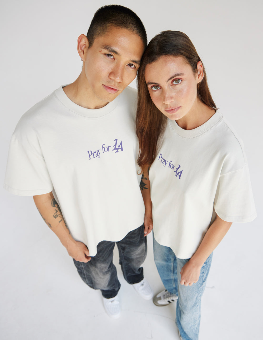 Pray for Los Angeles Heavyweight Tee