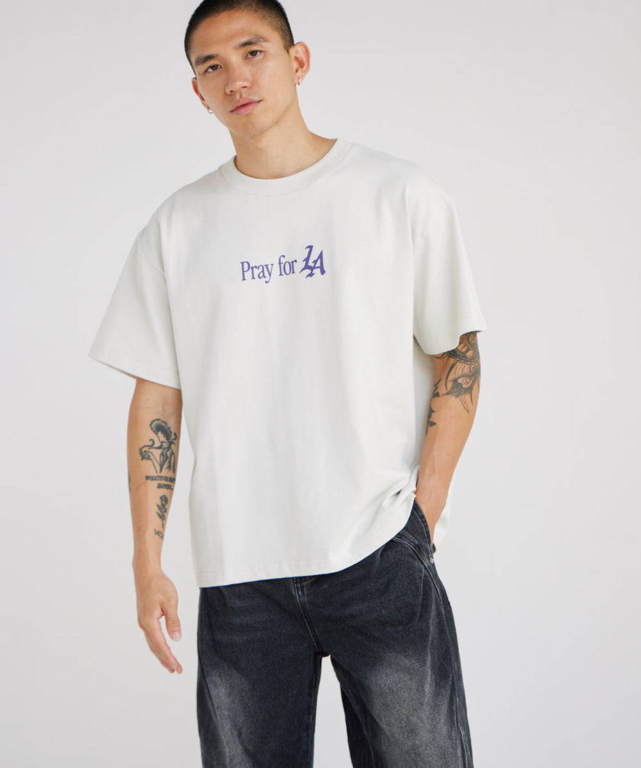 Pray for Los Angeles Heavyweight Tee