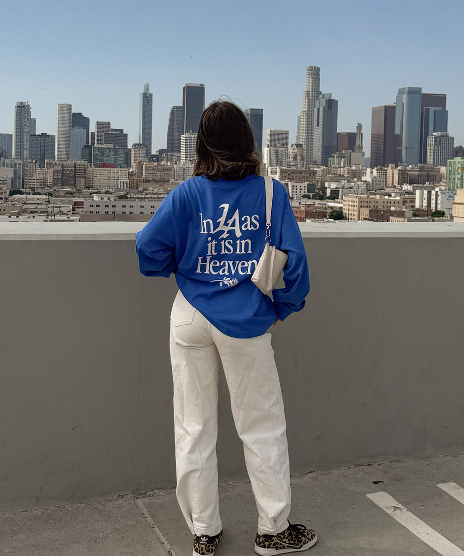 Pray for Los Angeles LS Heavyweight Tee