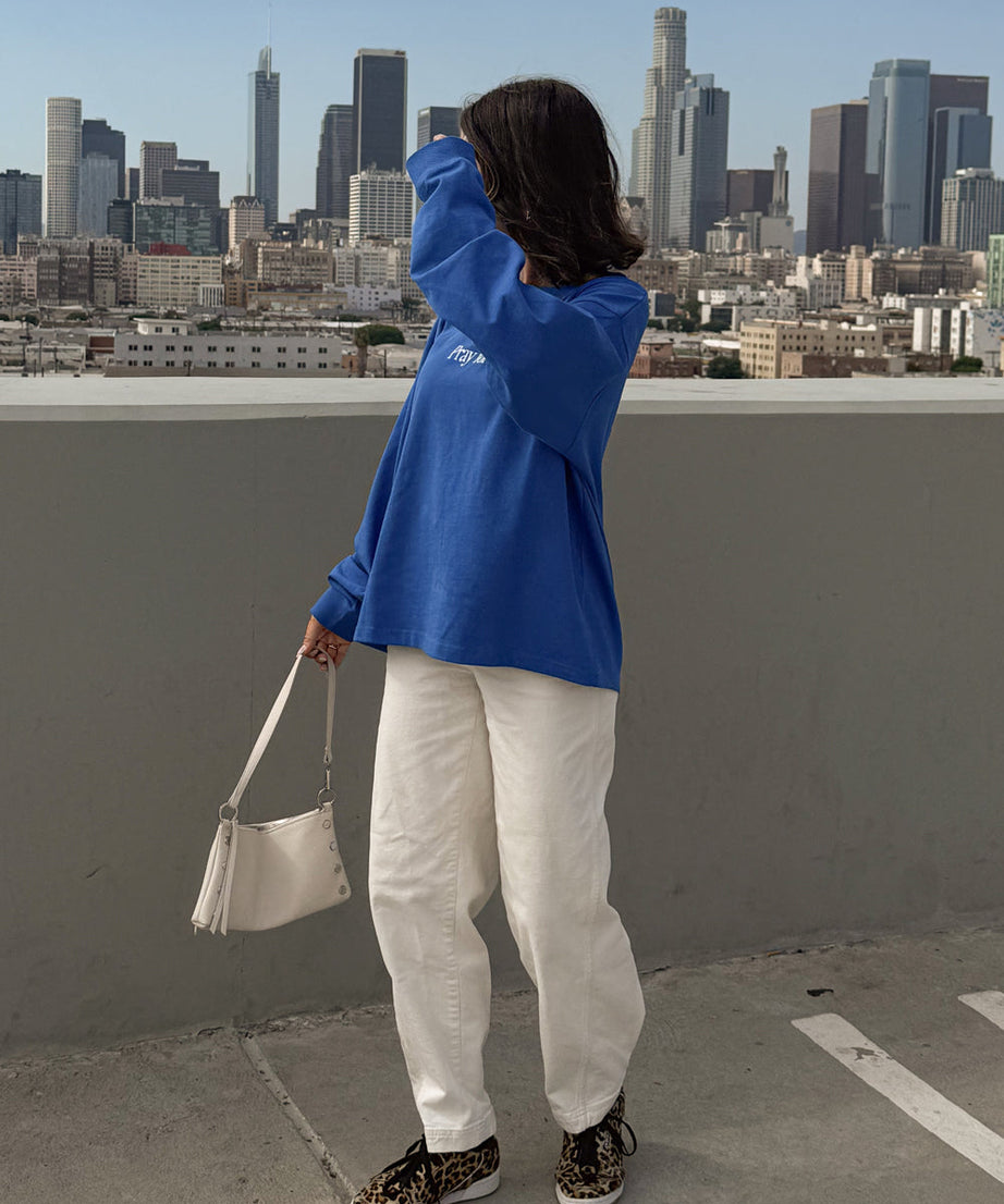 Pray for Los Angeles LS Heavyweight Tee