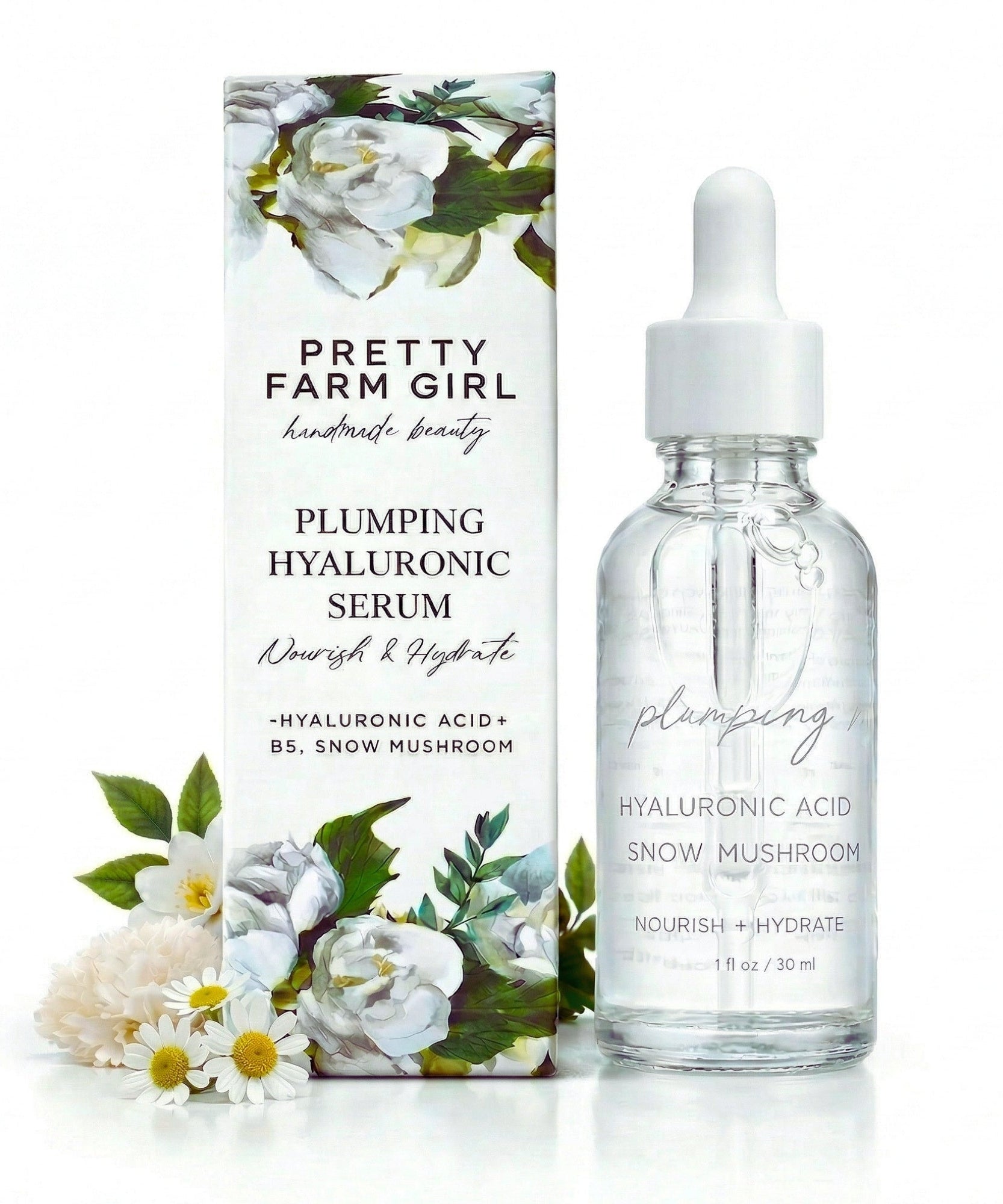 Hyaluronic Plumping Serum with Vitamin B5 + Snow Mushroom