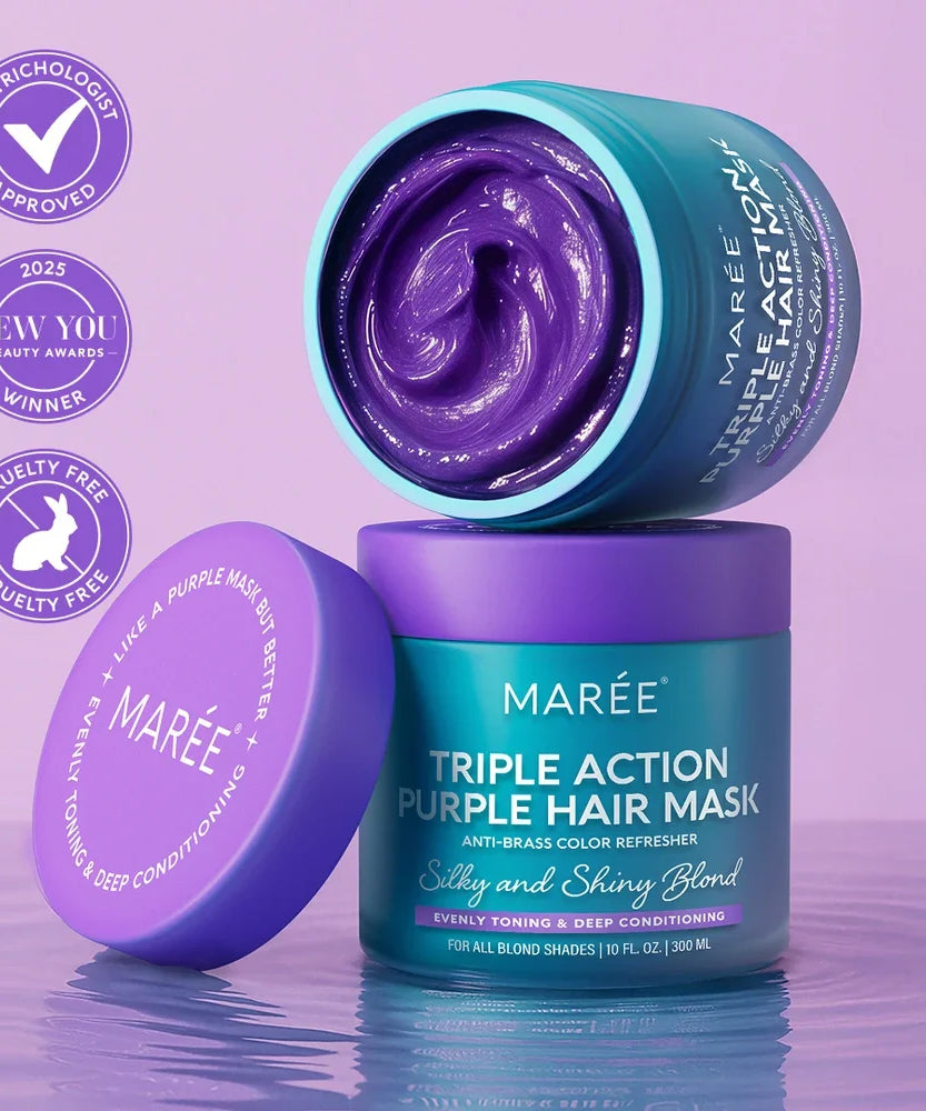Purple Mask for Blonde Hair