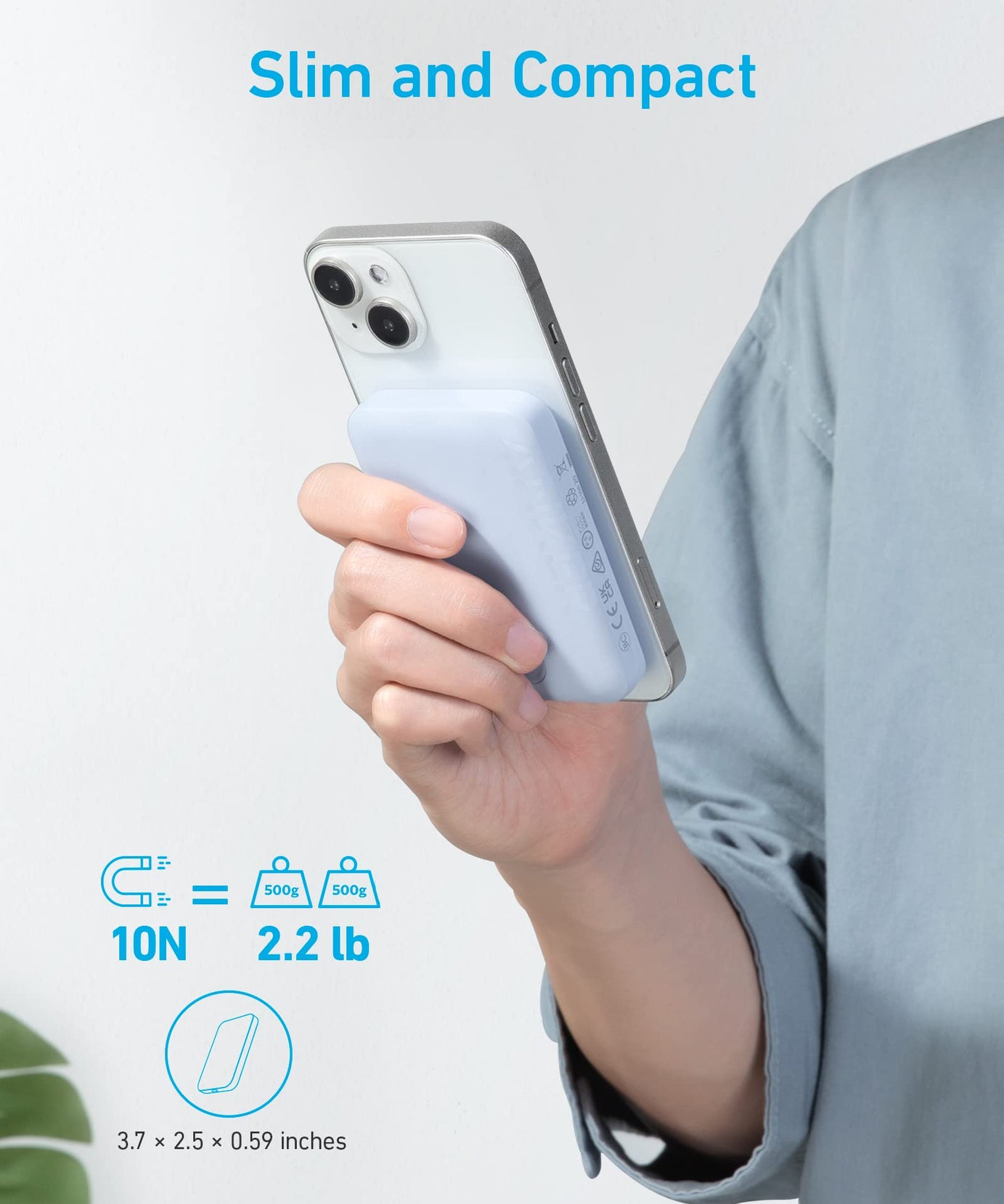 Anker <b>321</b> MagGo Battery (PowerCore Magnetic 5K)