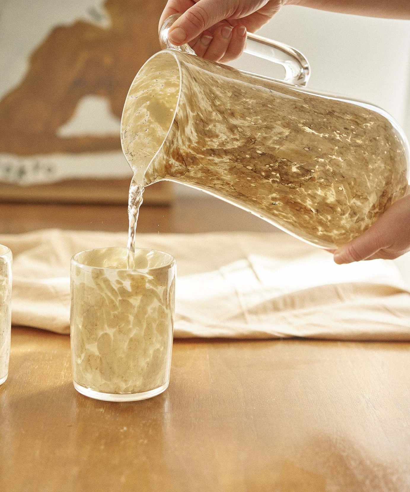 Mundgeblasenes Glas