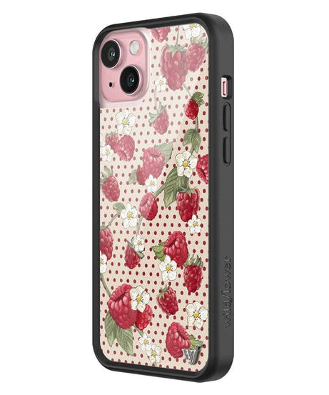 Raspberry Polka Dot iPhone Case