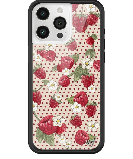Raspberry Polka Dot iPhone Case