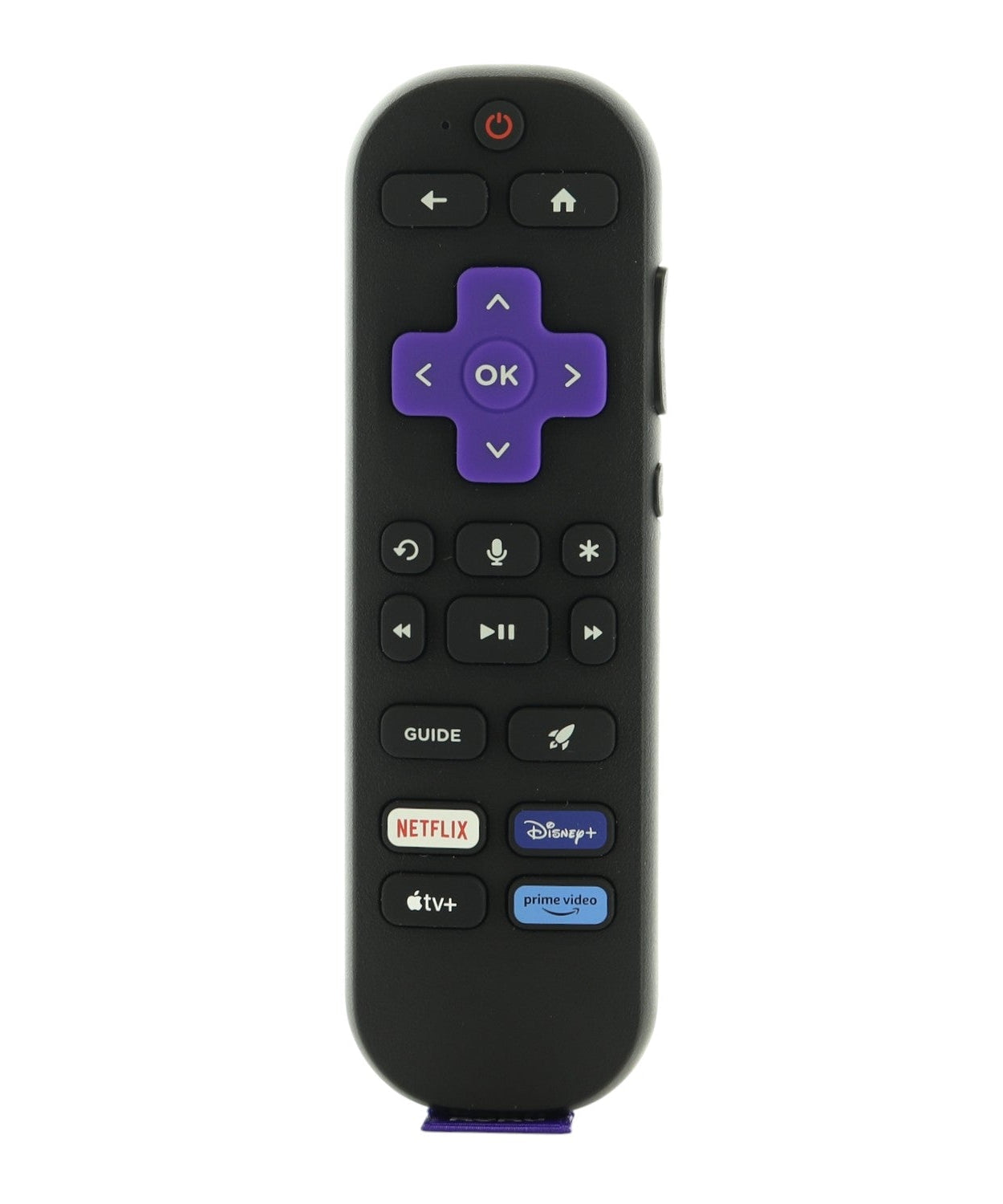 Roku RC-BR2 Universal Roku Streaming TV Remote Control RF | Voice | Netflix | Disney+ | Apple TV+ | Pime Video - 3026000133