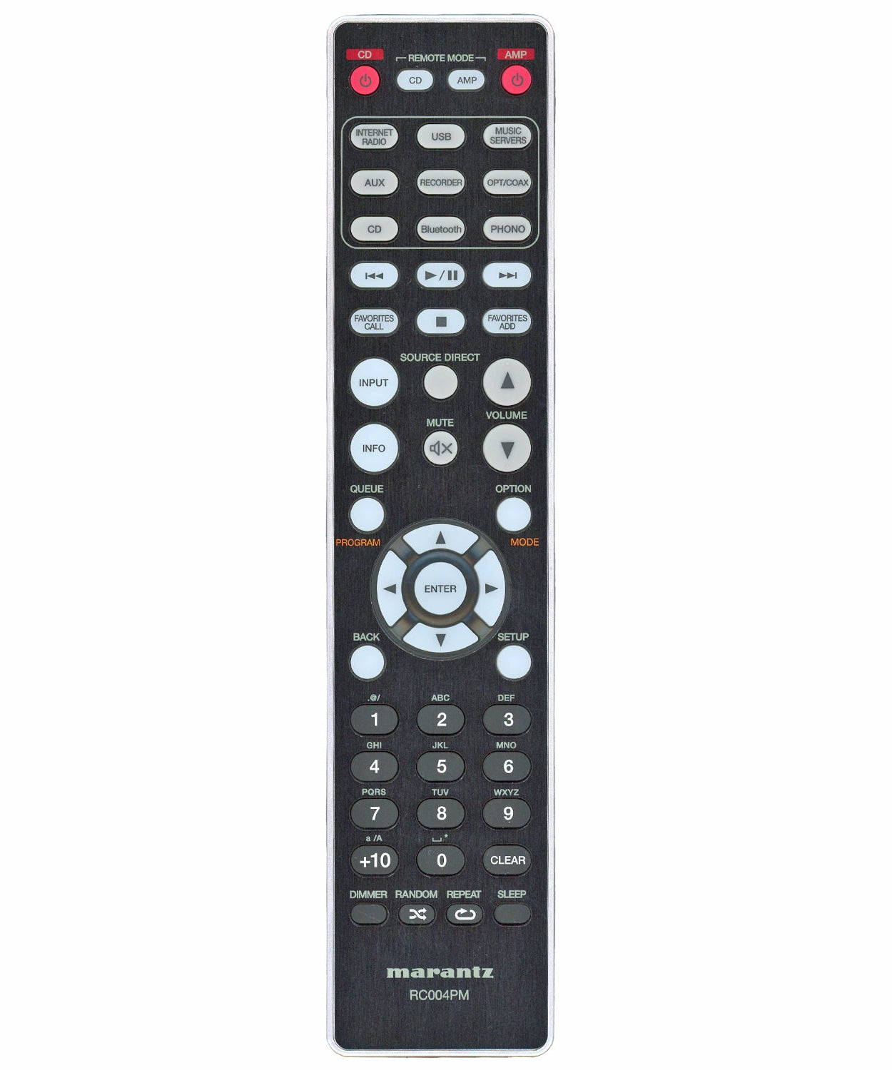 Marantz RC004PM Network Integrated Amplifier Audio Remote Control | PM7000N - 30701027400AM