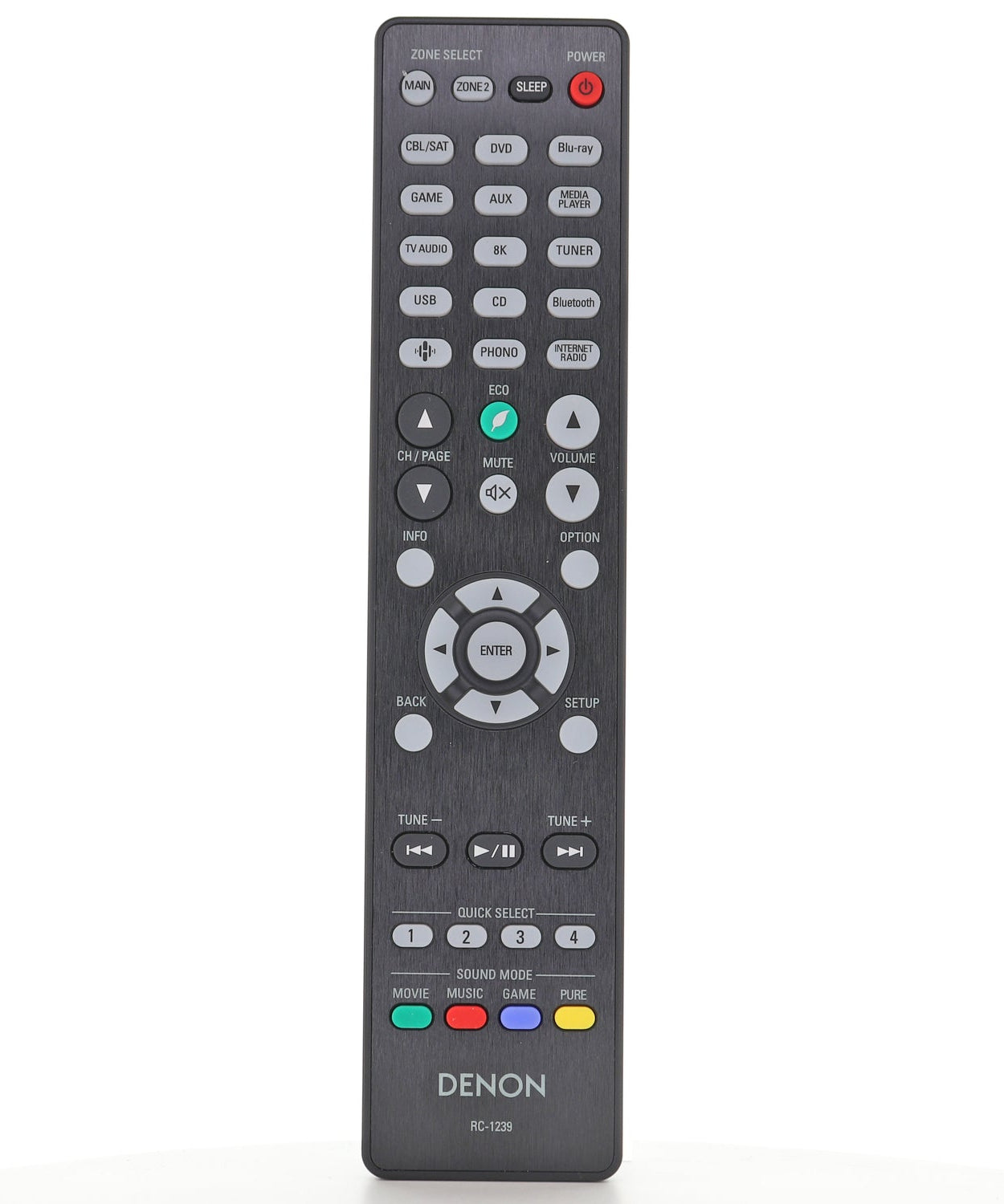 Denon RC-1239 Audio/Video Remote Control for AV Receivers - 30701028000AD
