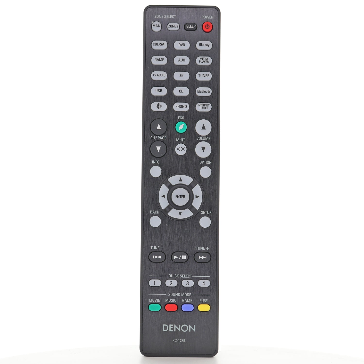 Denon RC-1194 A/V Receiver Remote Control | LCD Screen | Backlight | AVRX7200W | AVRX7200WA - 30701016300AD