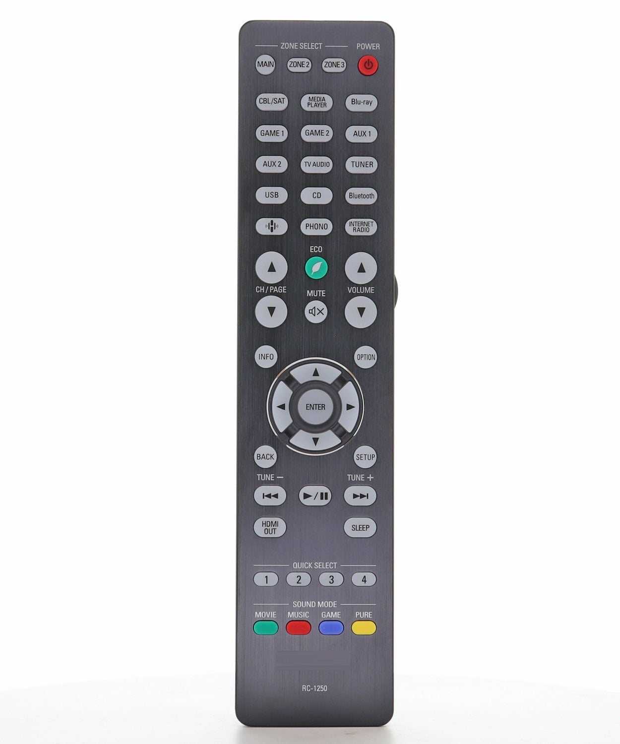 Denon RC-1250 A/V Receiver Remote Control | AVR-A1H - 30701029100AD
