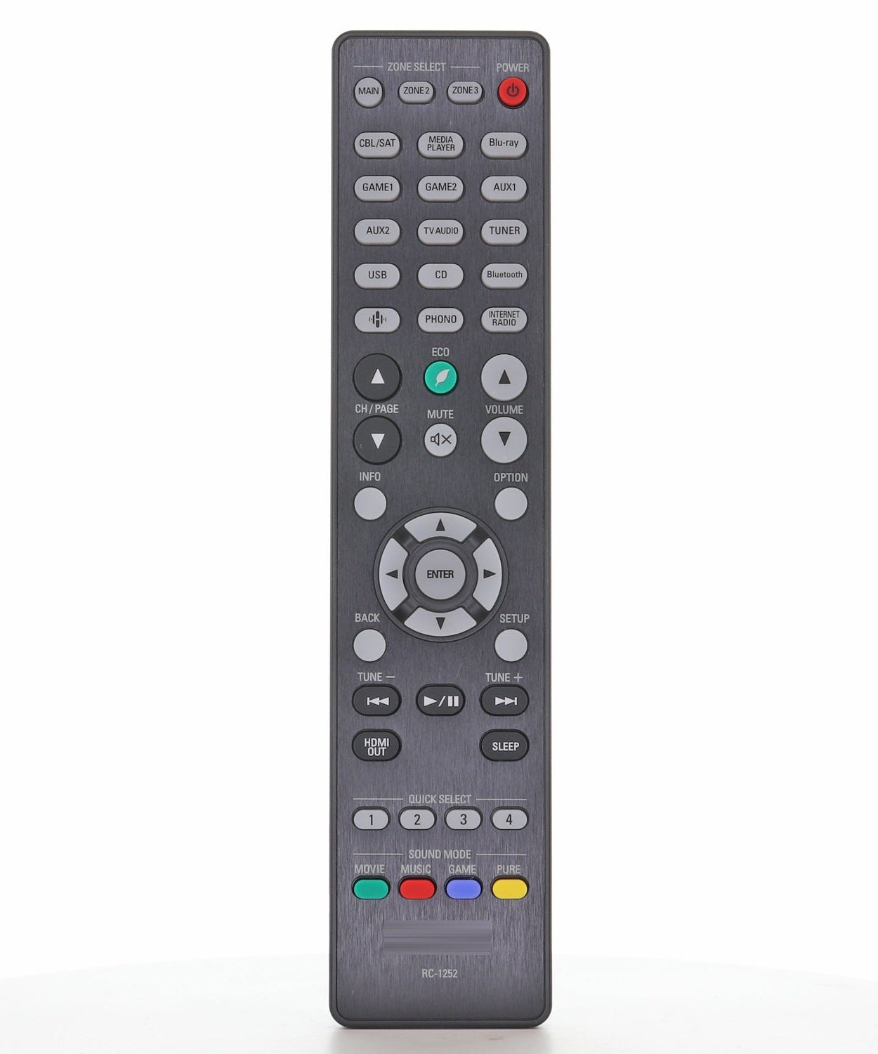 Denon RC-1252 A/V Receiver Remote Control | AVRX4800H - 30701029200AD