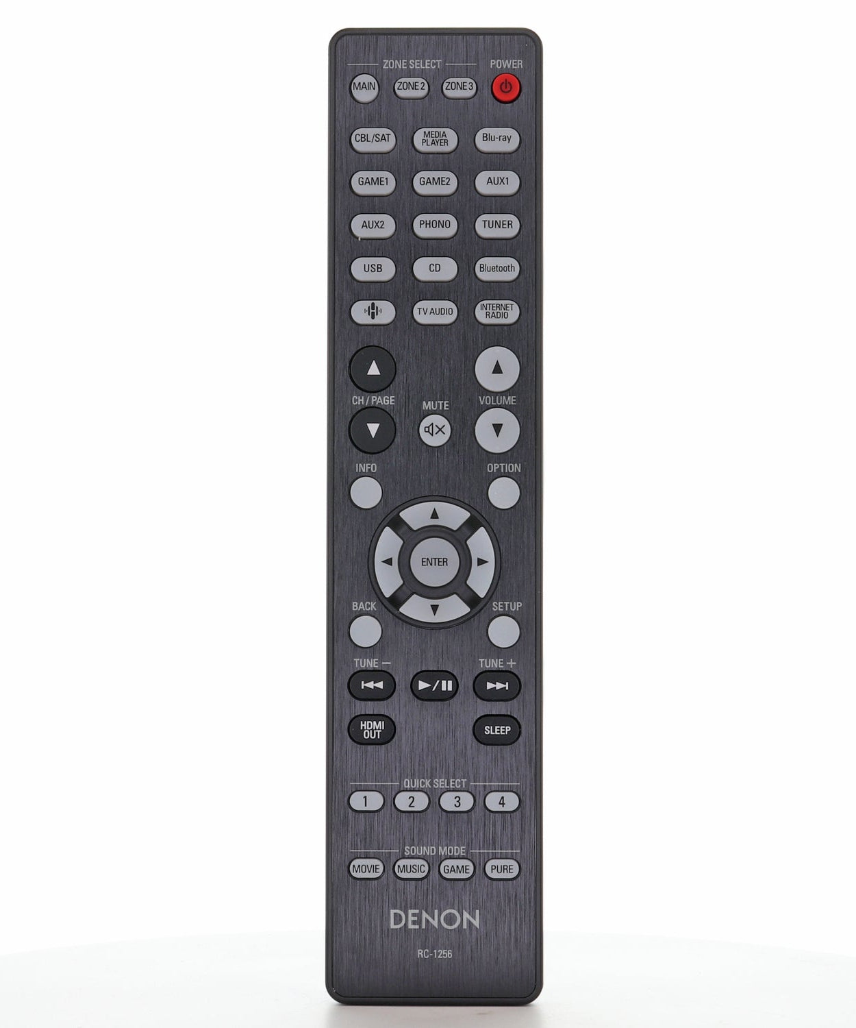 Denon RC-1256 A/V Receiver Remote Control | AVRX6800H - 30701029400AD