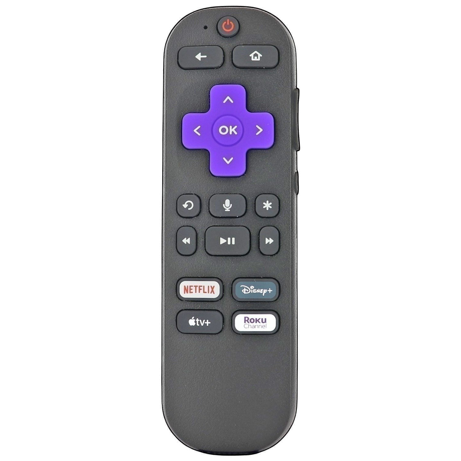 Substitute for Roku RC-GR3 ROKU Stick Streaming Remote Control [RCGZ1, NO HEADPHONE JACK]