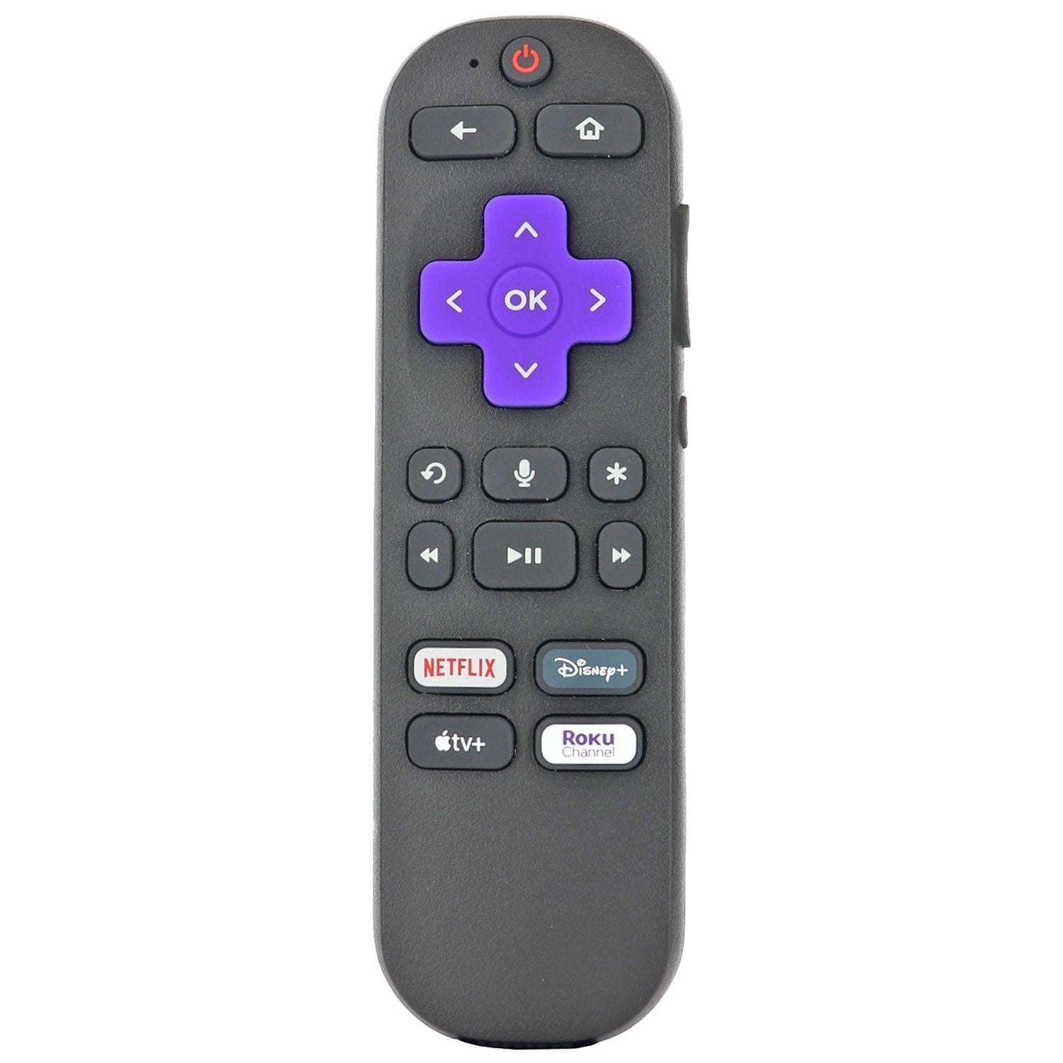 Substitute for Roku RCGR4 RF Game/Voice/headphone Streaming Remote Control 3226000207 [RCGZ1, NO HEADPHONE JACK, GAME KEYS]
